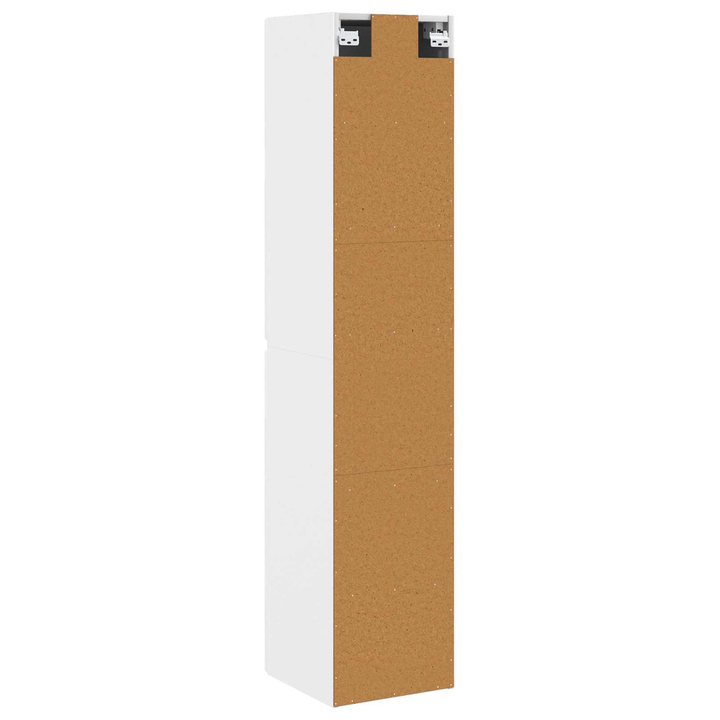 Fali Fürdőszoba Szekrény Fehér 33 x 34,5 x 160 cm Szerelt Fa