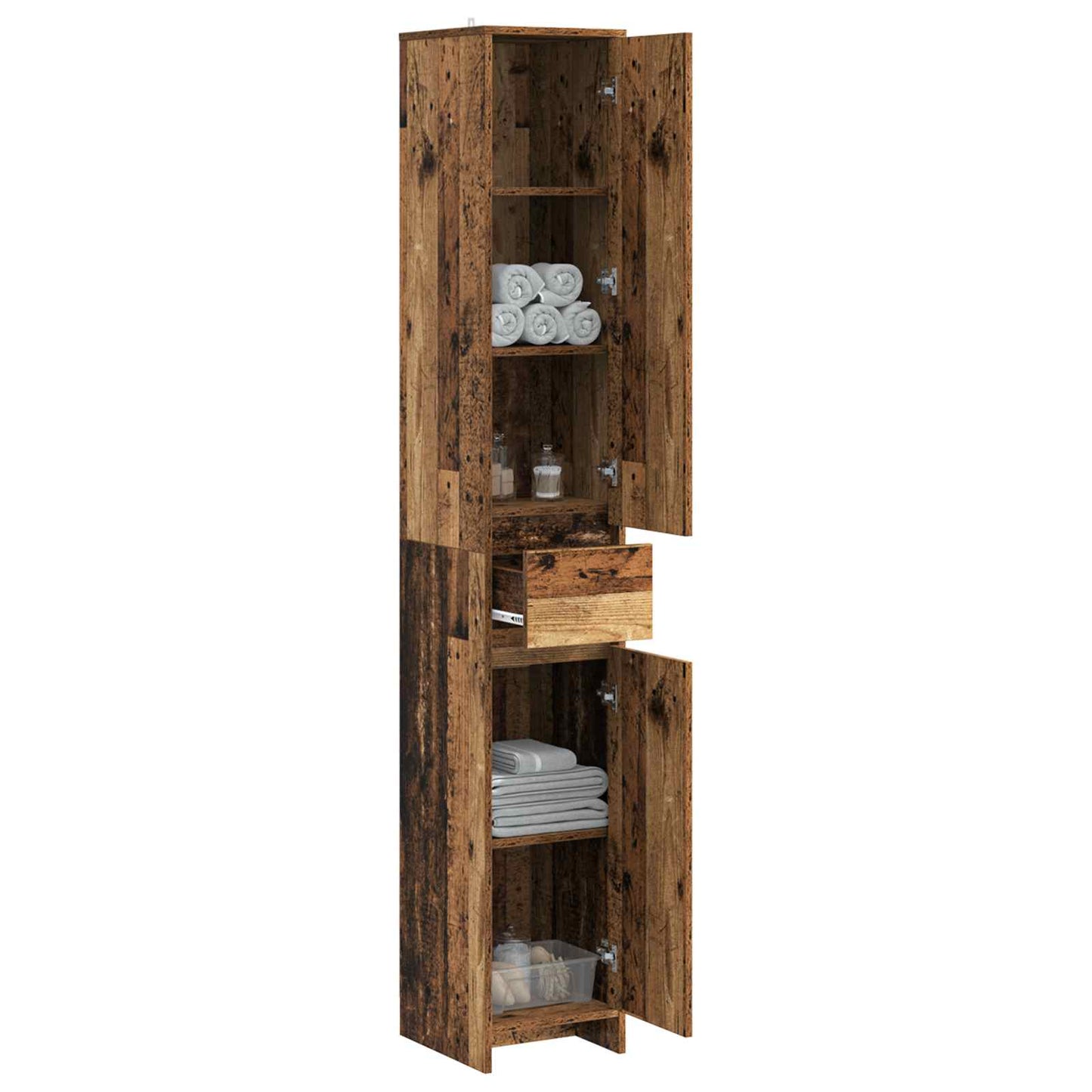 Fürdőszoba Székény Antik Fa 30 x 33 x 190 cm Szerelt Fa