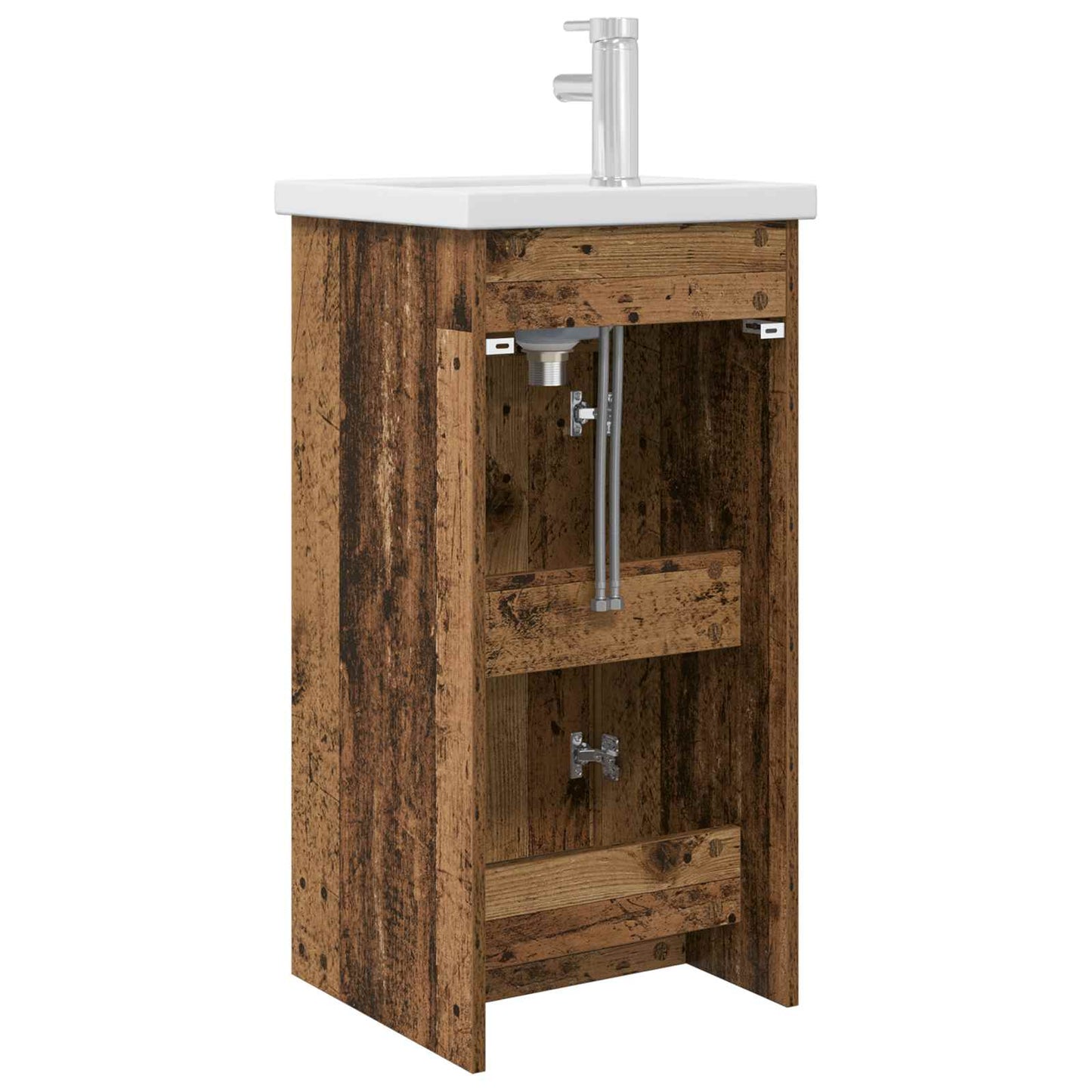 Fürdőszobai pult mosdóval Antik Fa 42 x 40 x 84,5 cm Szerelt Fa