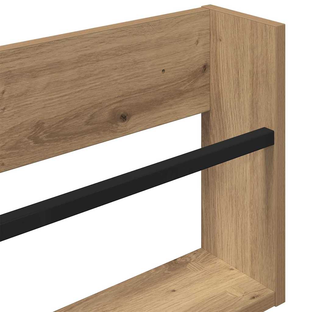 Magazin állvány Artisan tölgy 60 x 12 x 30 cm Szerelt Fa