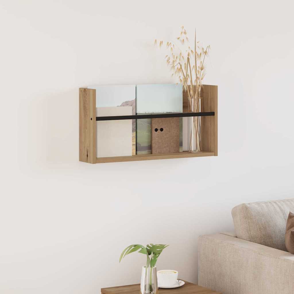 Magazin állvány Artisan tölgy 60 x 12 x 30 cm Szerelt Fa