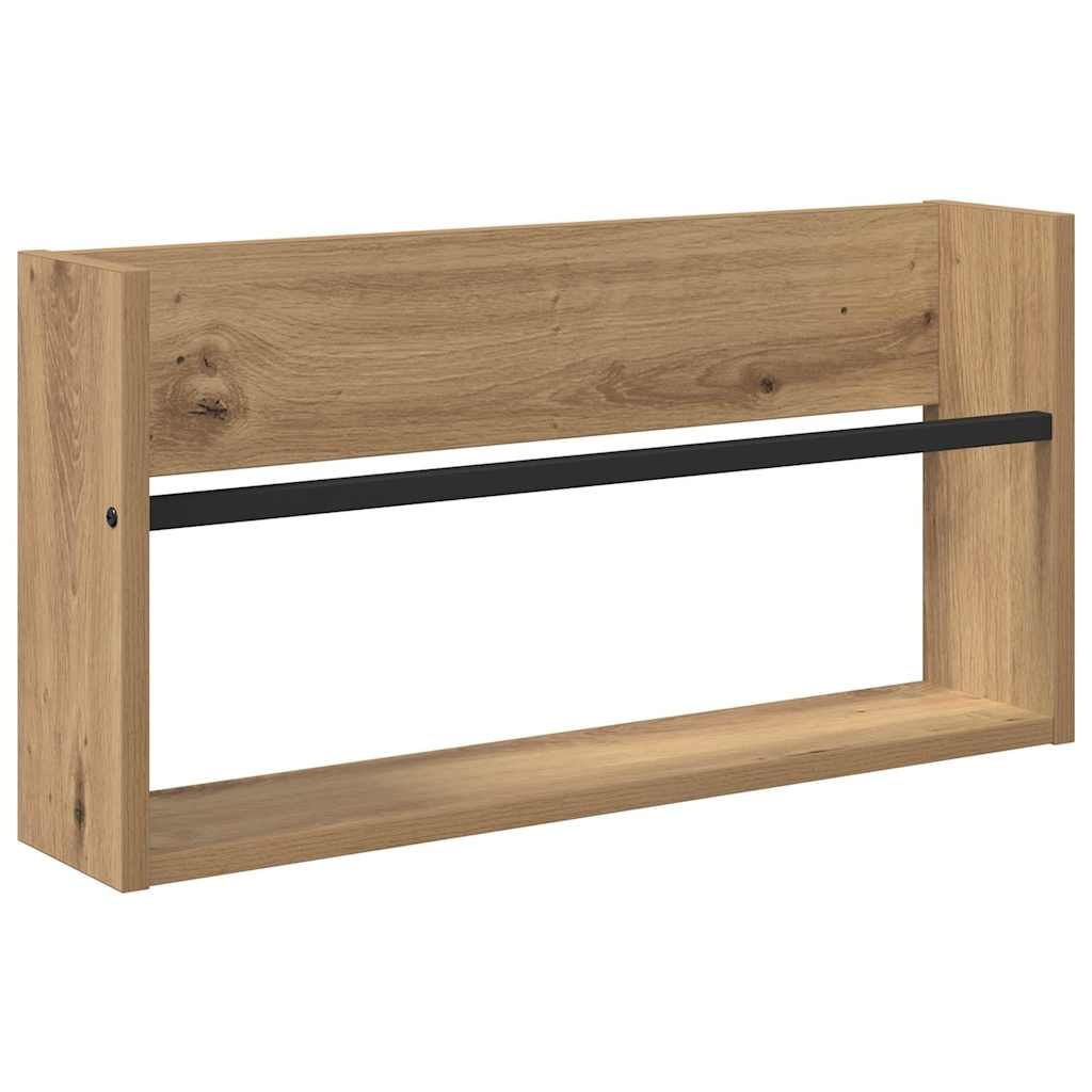 Magazin állvány Artisan tölgy 60 x 12 x 30 cm Szerelt Fa