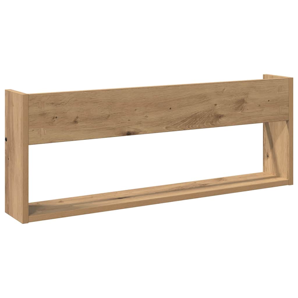 Magazin állvány 2 db Artisan tölgy 80 x 12 x 30 cm Szerelt Fa