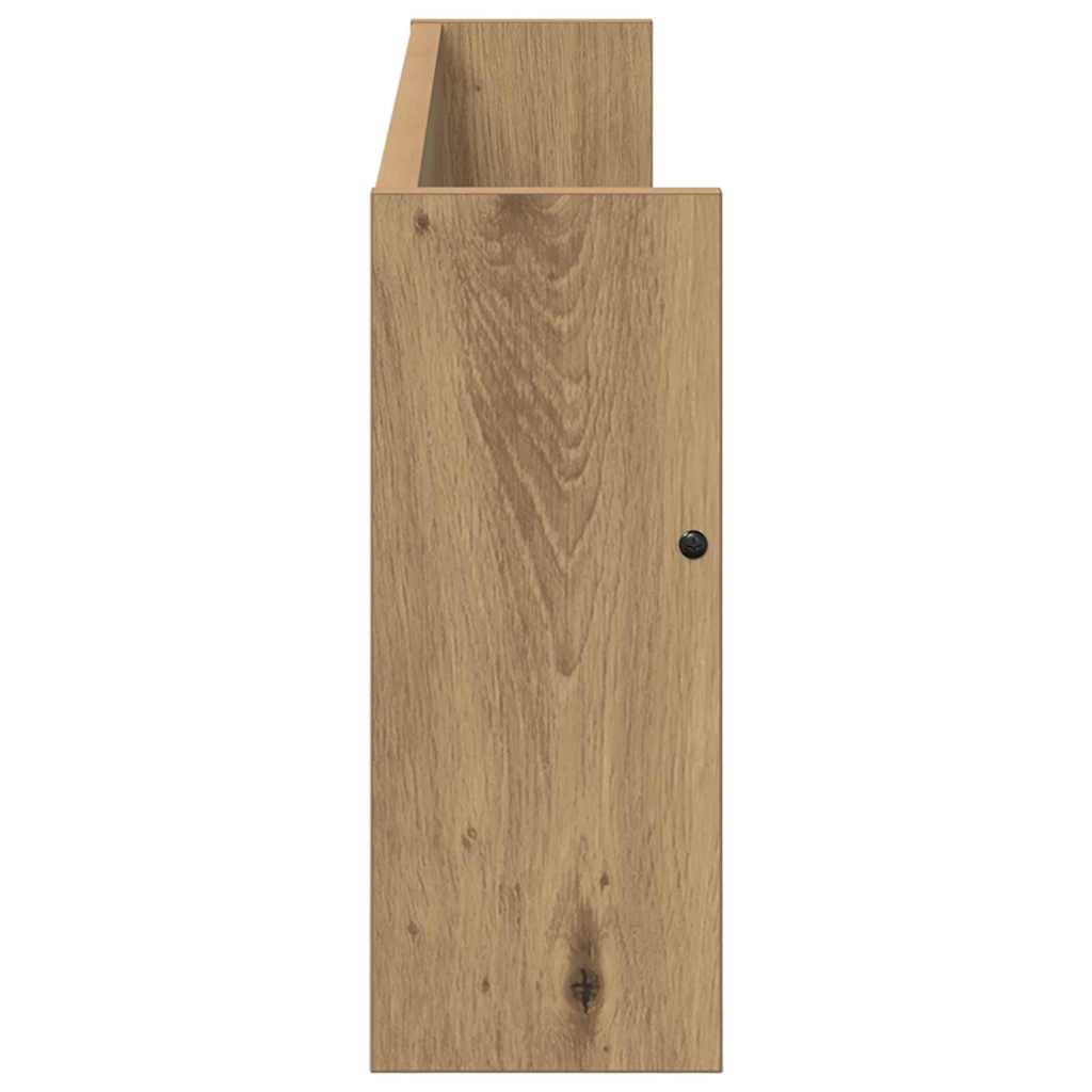 Magazin állvány 2 db Artisan tölgy 80 x 12 x 30 cm Szerelt Fa