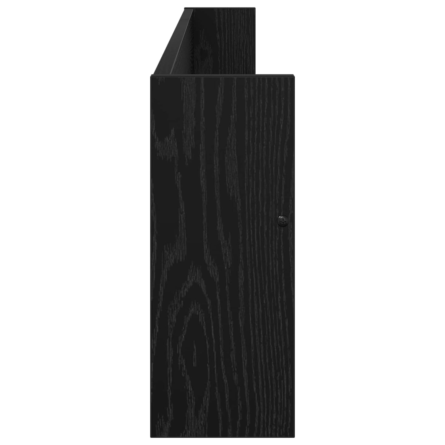Magazin állvány 2 db Fekete tölgy 100 x 12 x 30 cm Szerelt Fa