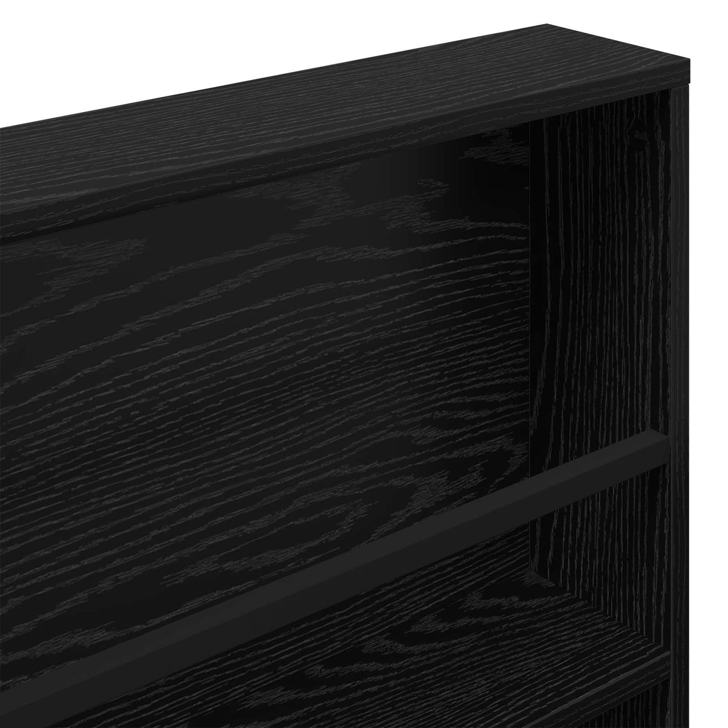 Magazin állvány 2 db Fekete tölgy 60 x 12 x 70 cm Szerelt Fa