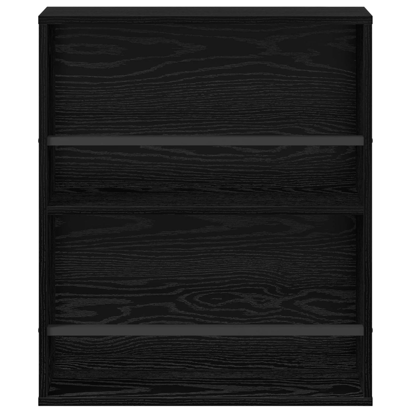 Magazin állvány 2 db Fekete tölgy 60 x 12 x 70 cm Szerelt Fa