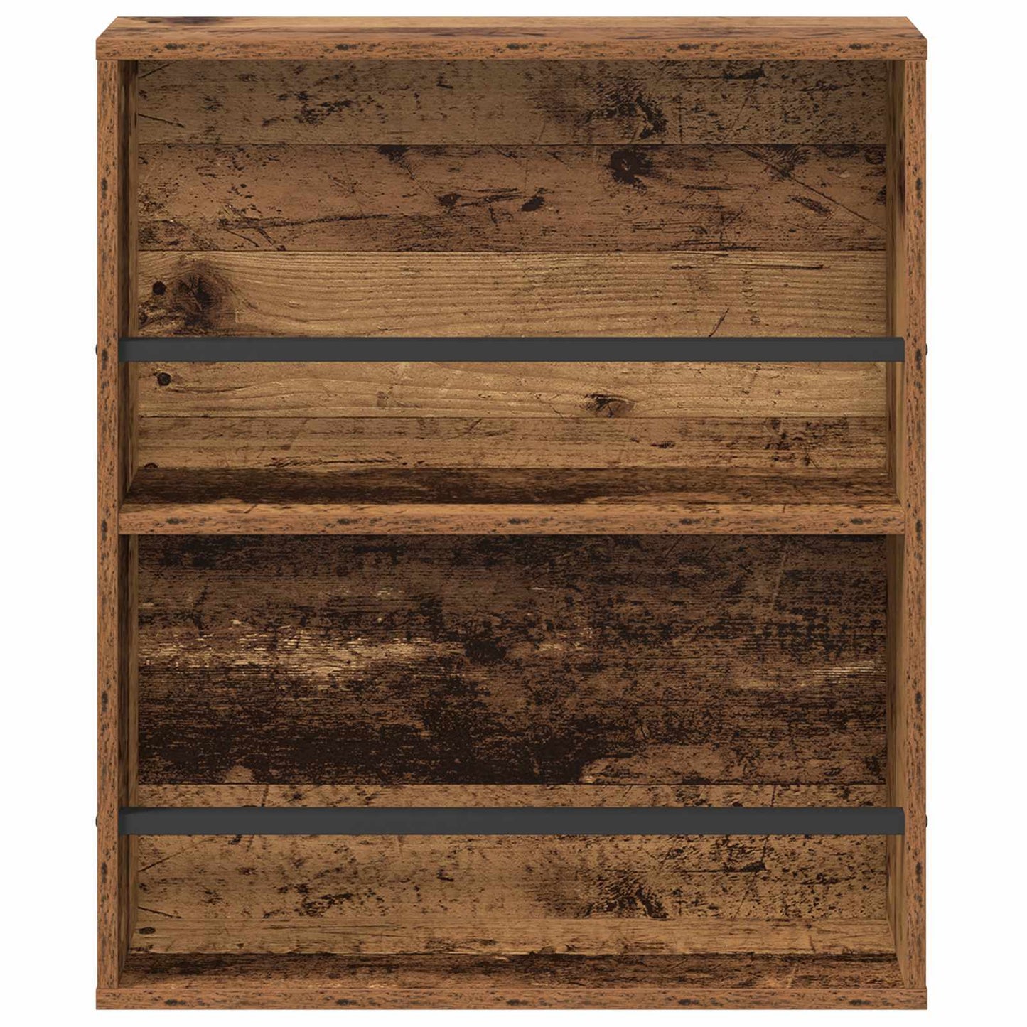 Magazin állvány polcokkal Öreg fa 60 x 12 x 70 cm Faanyag
