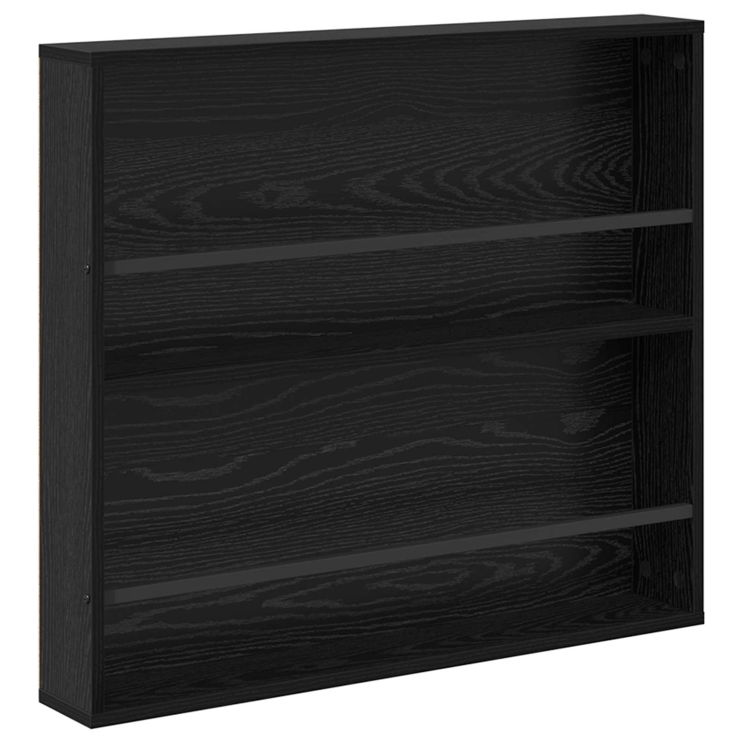 Magazin állvány 2 db Fekete tölgy 80 x 12 x 70 cm Szerelt Fa