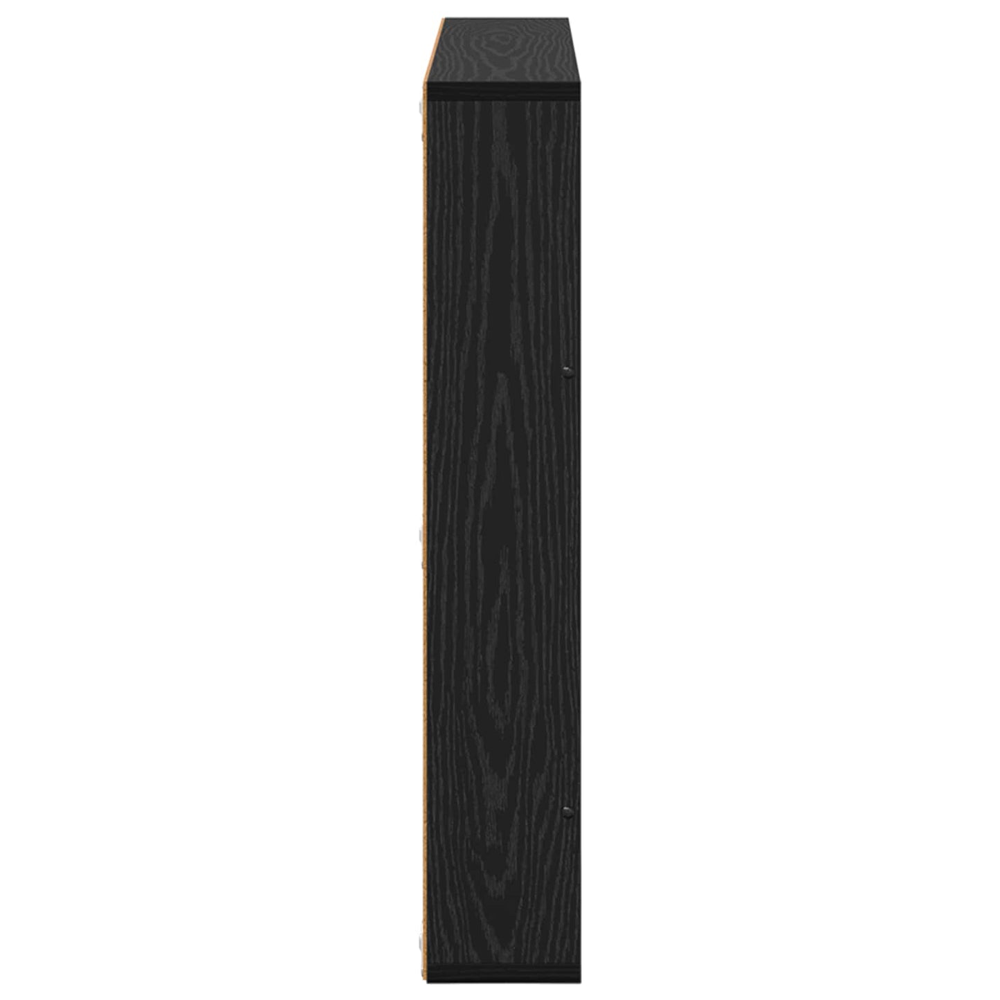 Magazin állvány 2 db Fekete tölgy 80 x 12 x 70 cm Szerelt Fa