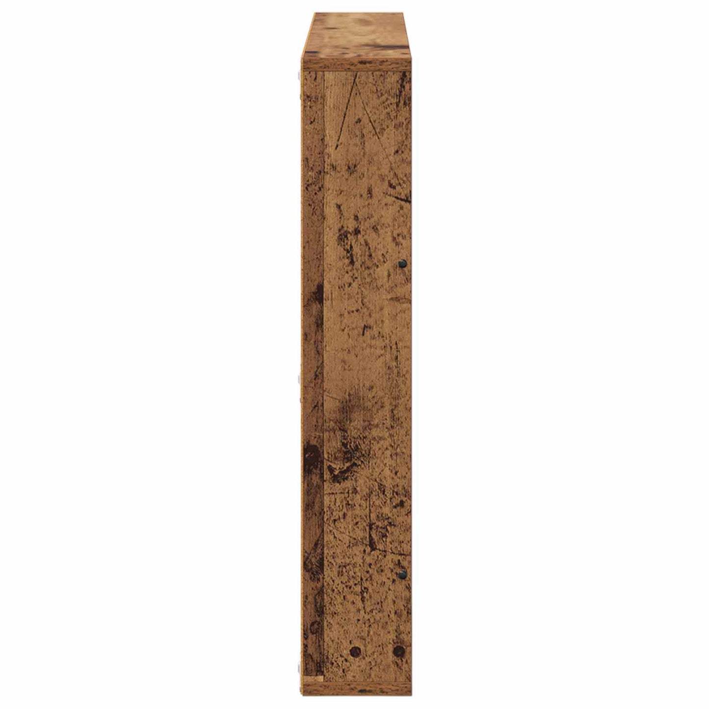 Magazin állvány polcokkal Öreg fa 80 x 12 x 70 cm Faanyag
