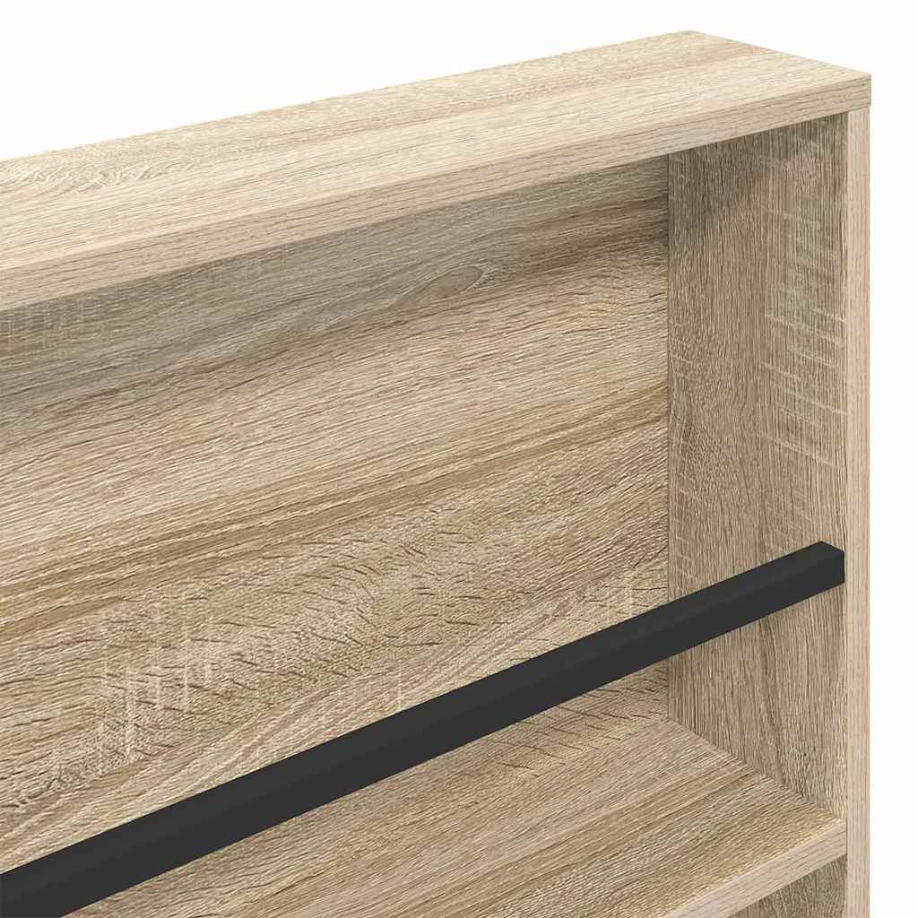 Magazin állvány Sonoma tölgy 100 x 12 x 70 cm Szerelt Fa