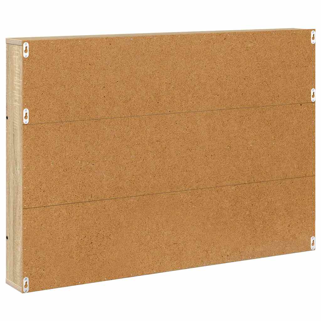 Magazin állvány Sonoma tölgy 100 x 12 x 70 cm Szerelt Fa