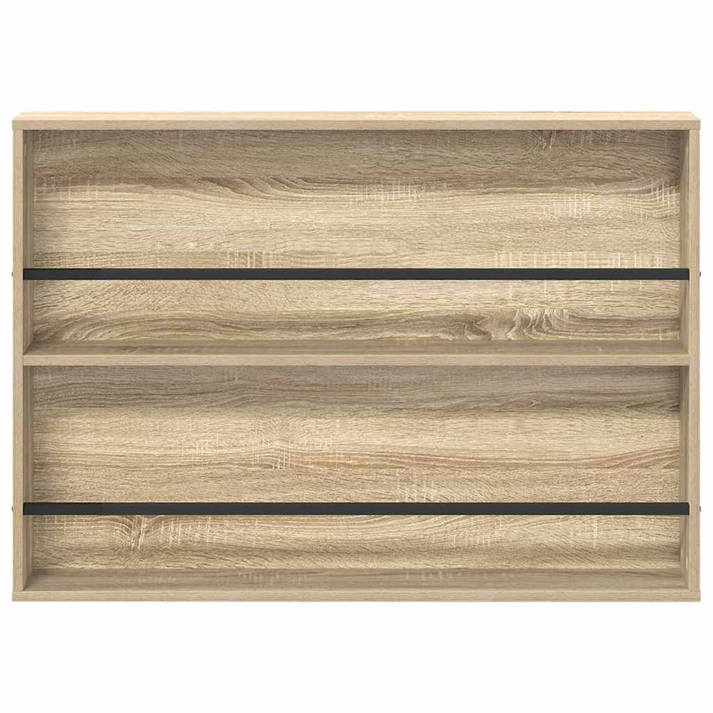 Magazin állvány Sonoma tölgy 100 x 12 x 70 cm Szerelt Fa