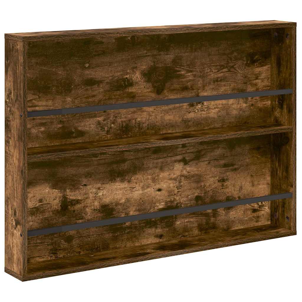 Magazin állvány Füstölt tölgy 100 x 12 x 70 cm Szerelt Fa