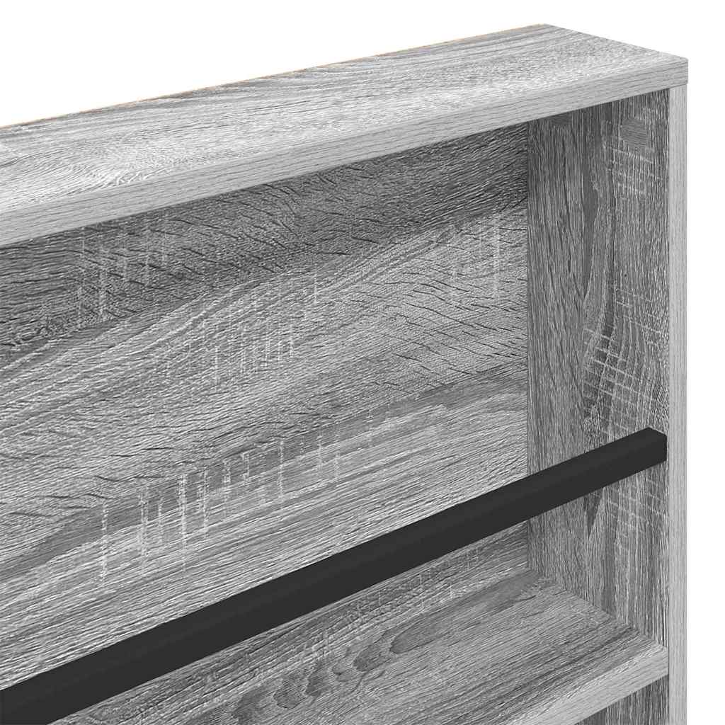 Magazin állvány 2 db Szürke Sonoma 100 x 12 x 70 cm Szerelt Fa