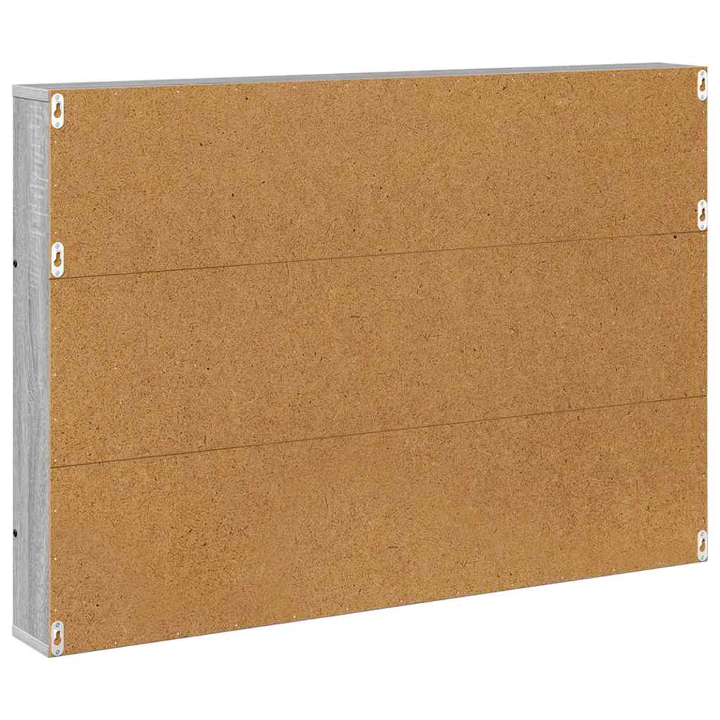 Magazin állvány 2 db Szürke Sonoma 100 x 12 x 70 cm Szerelt Fa