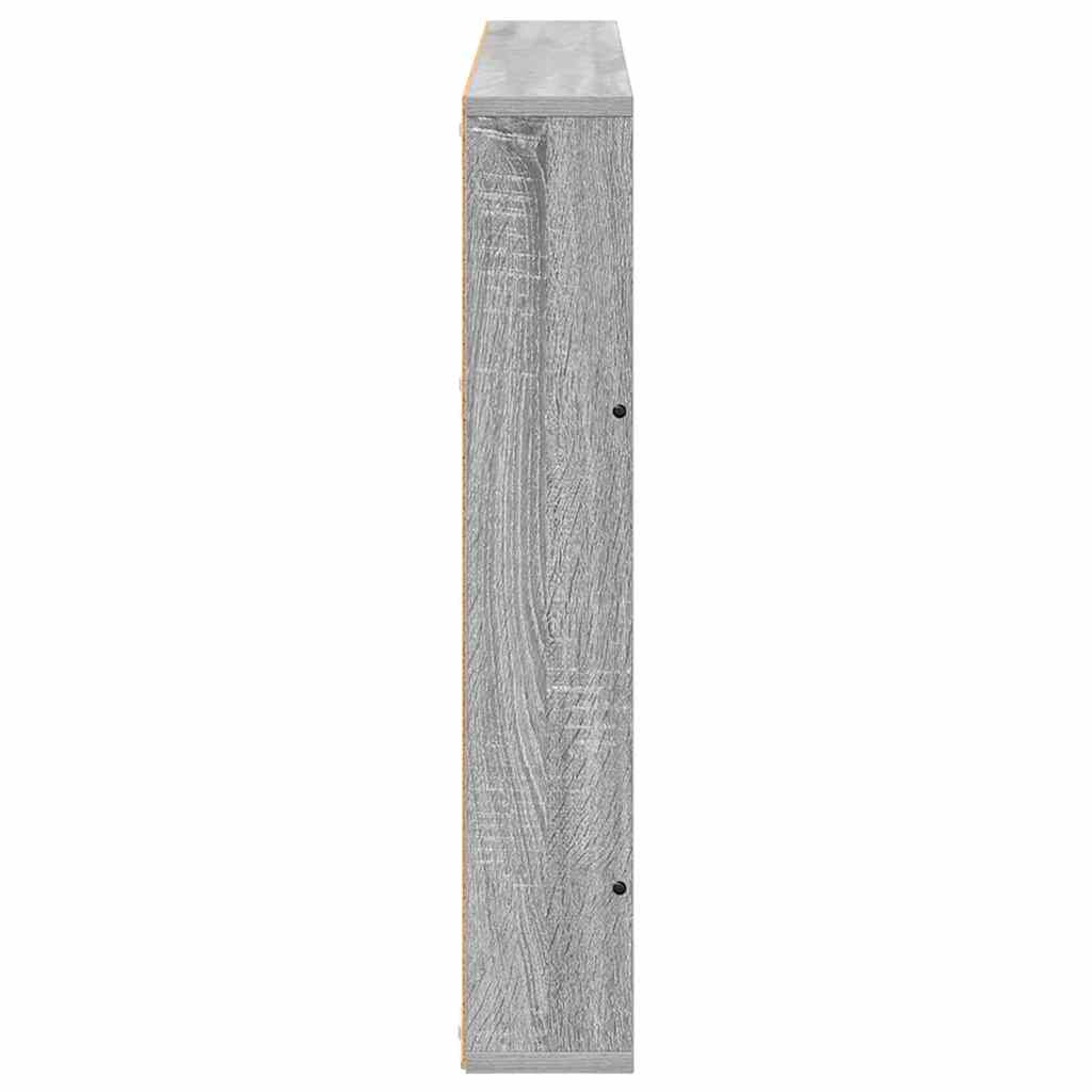 Magazin állvány 2 db Szürke Sonoma 100 x 12 x 70 cm Szerelt Fa