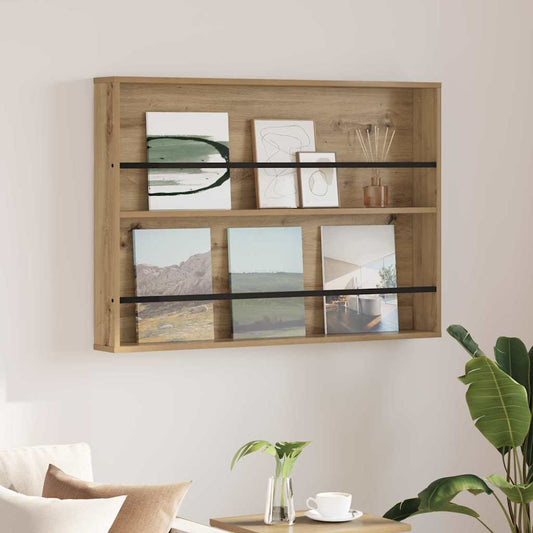 Magazin állvány Artisan tölgy 100 x 12 x 70 cm Szerelt Fa