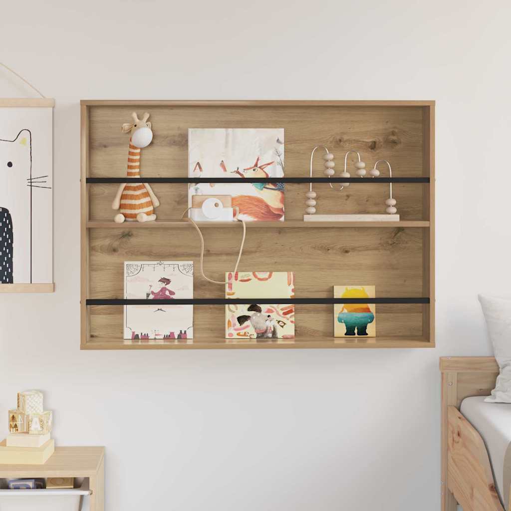 Magazin állvány Artisan tölgy 100 x 12 x 70 cm Faanyag