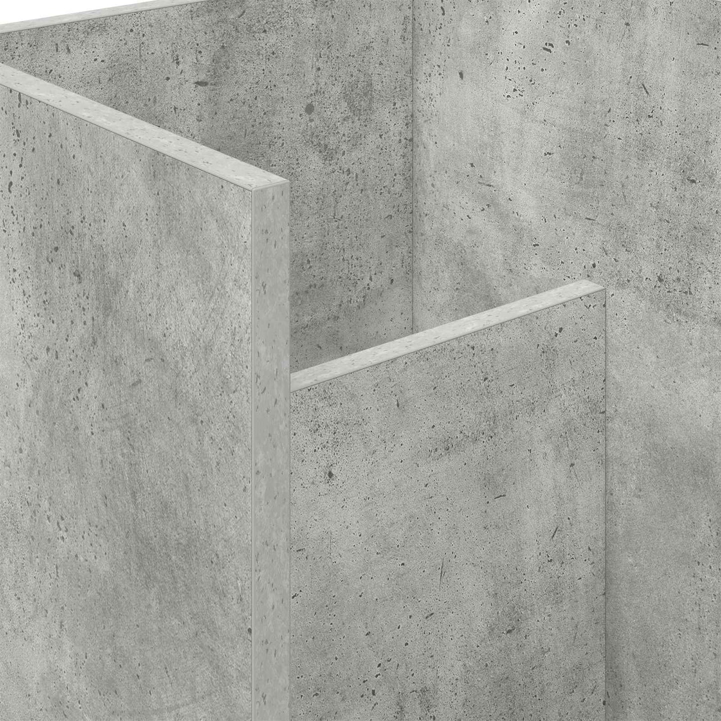 Magazin állvány Beton Szürke 35 x 35 x 45 cm Szerelt Fa