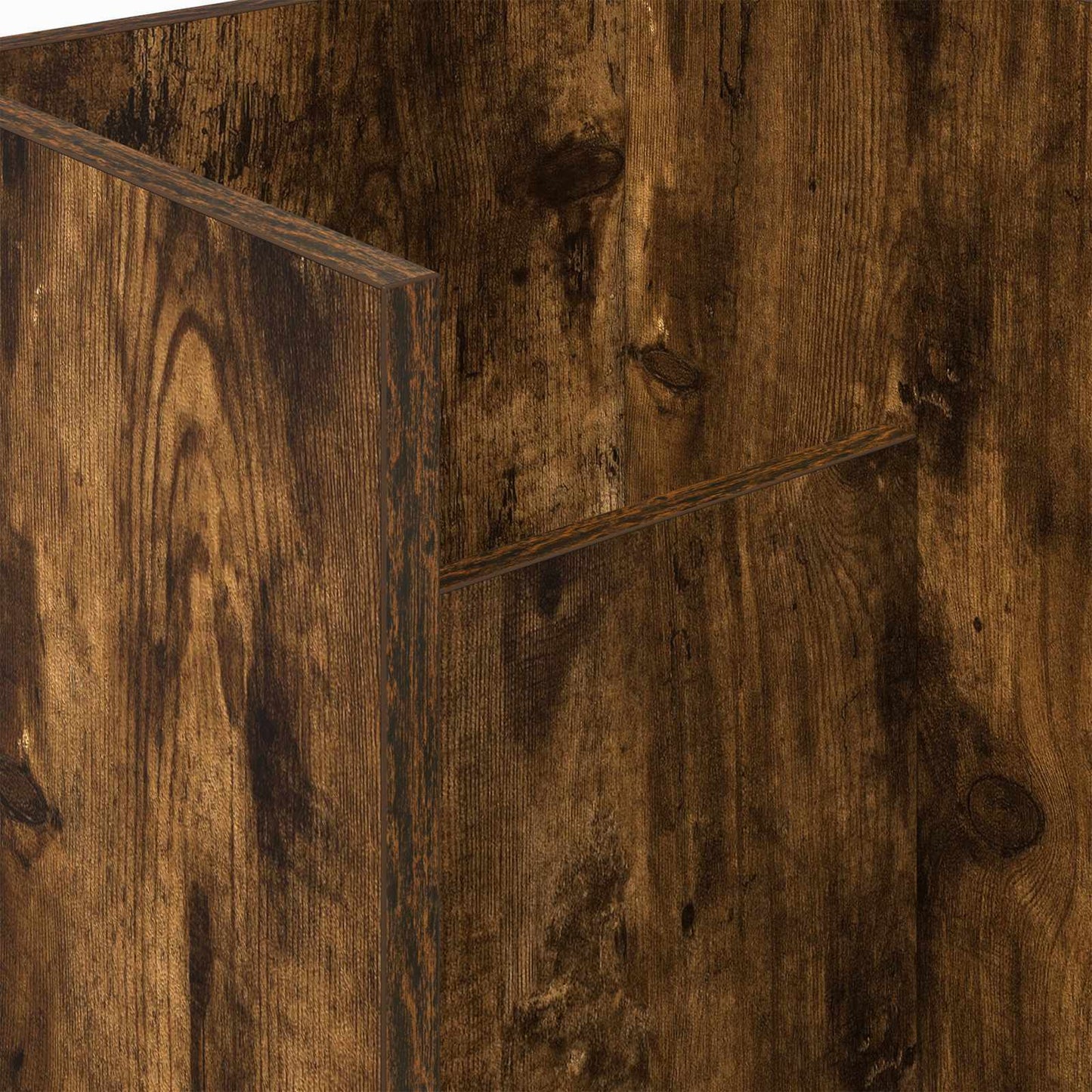 Magazin állvány Füstölt tölgy 35 x 35 x 45 cm Szerelt Fa