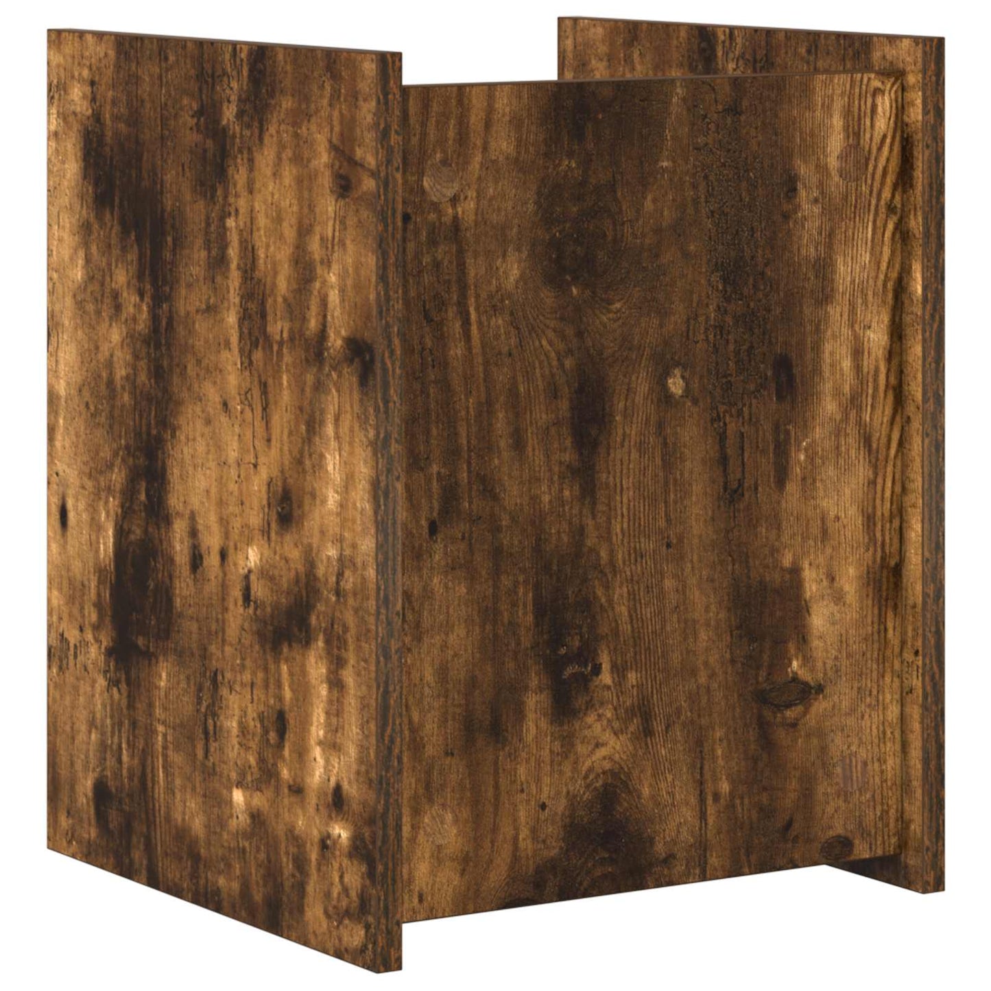 Magazin állvány Füstölt tölgy 35 x 35 x 45 cm Szerelt Fa