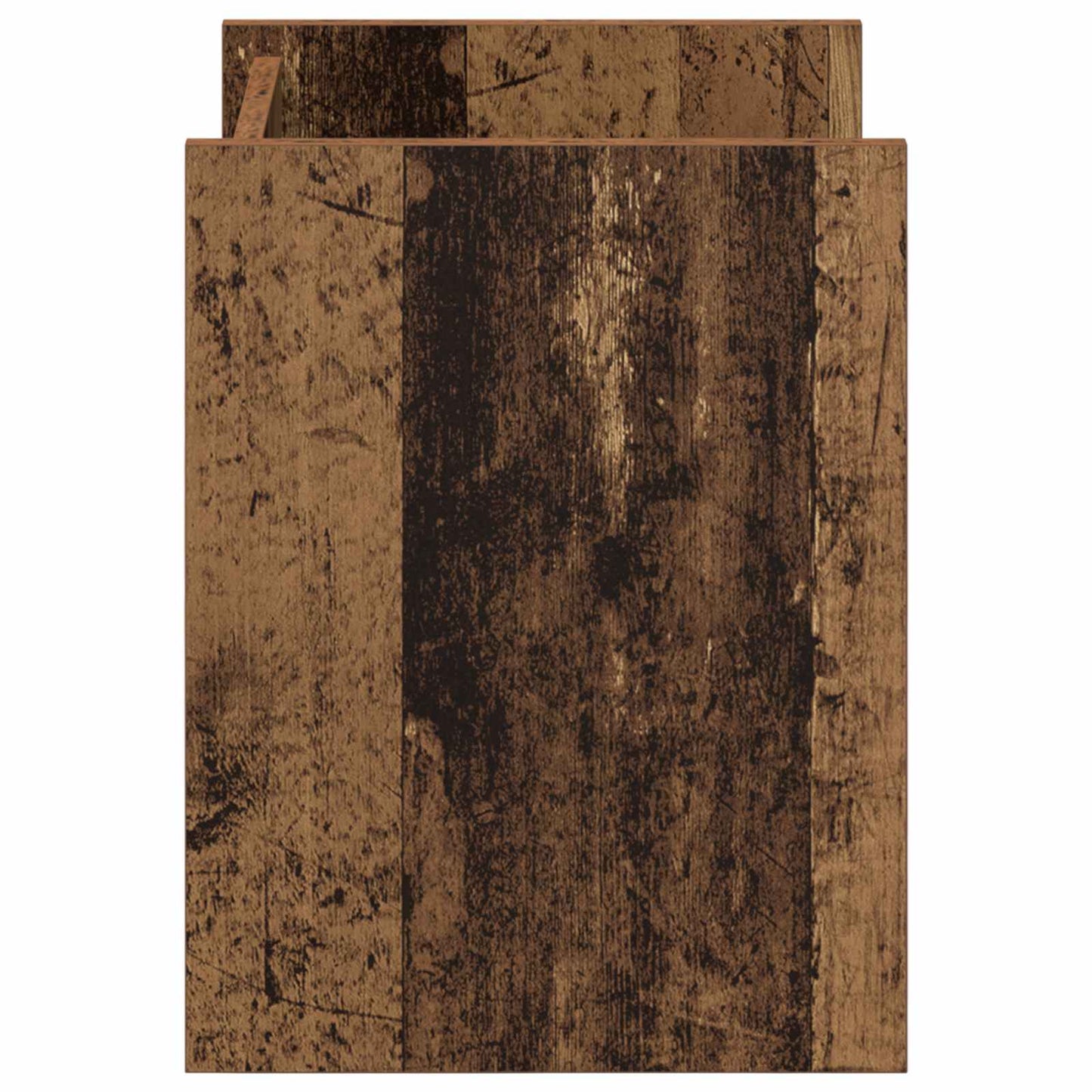 Magazin állvány polcokkal Öreg fa 35 x 35 x 45 cm Faanyag