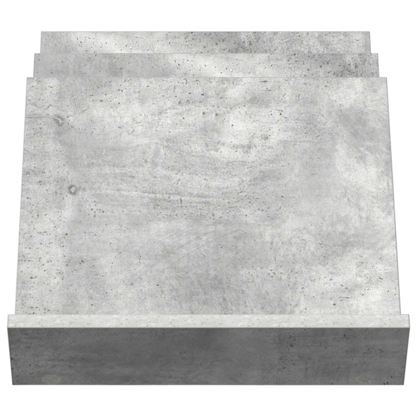 Magazin állvány Beton Szürke 53 x 40 x 28,5 cm Szerelt Fa