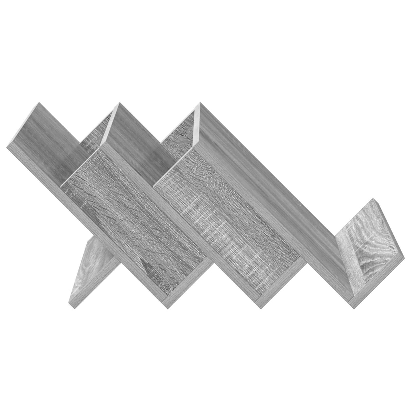 Magazin állvány Szürke Sonoma 53 x 40 x 28,5 cm Szerelt Fa