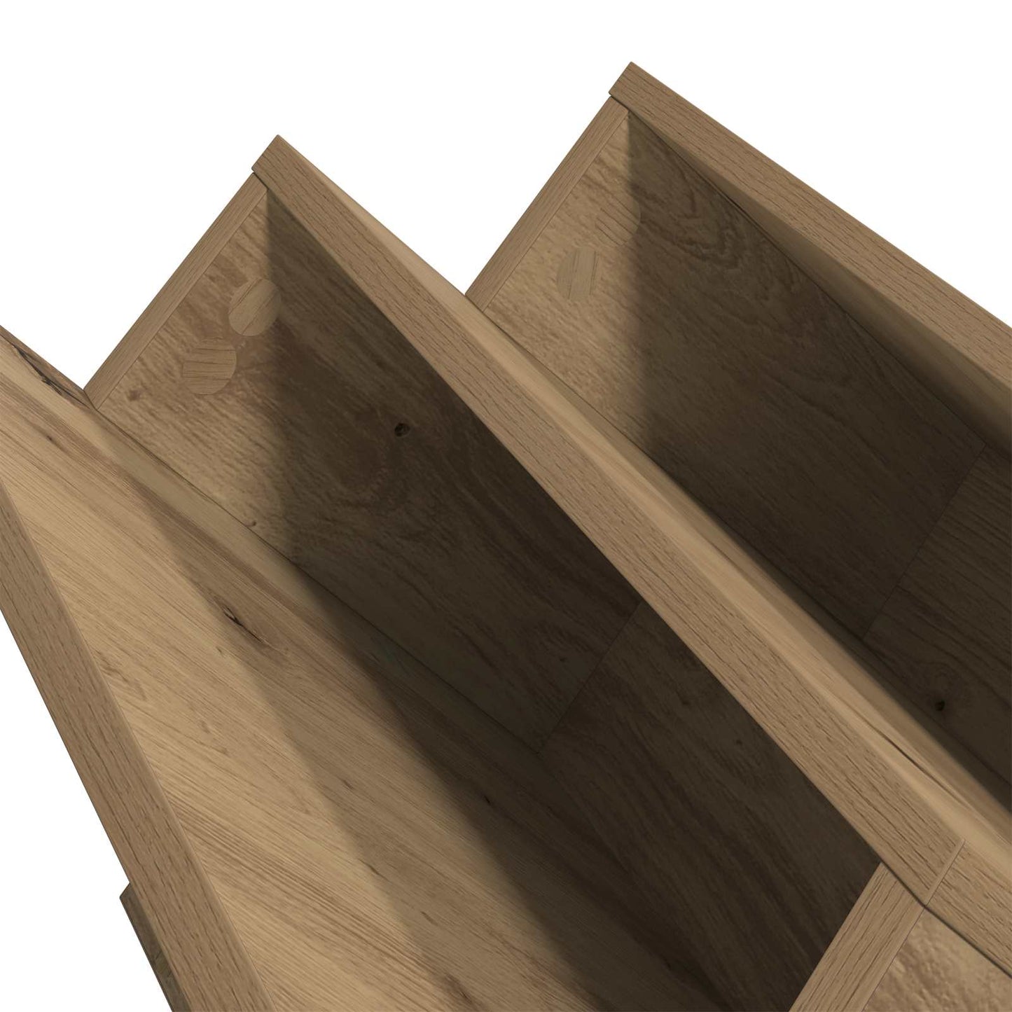 Magazin állvány Artisan tölgy 53 x 40 x 28,5 cm Szerelt Fa
