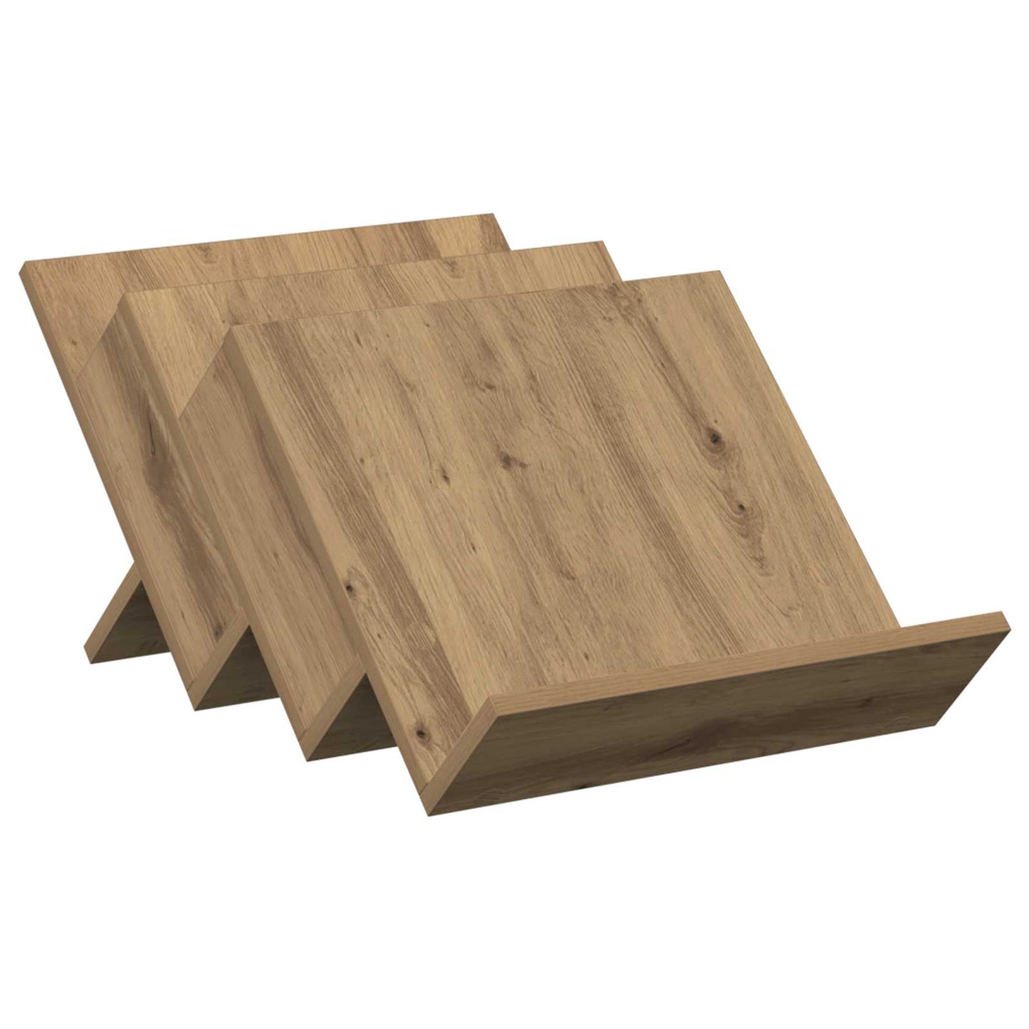 Magazin állvány Artisan tölgy 53 x 40 x 28,5 cm Szerelt Fa