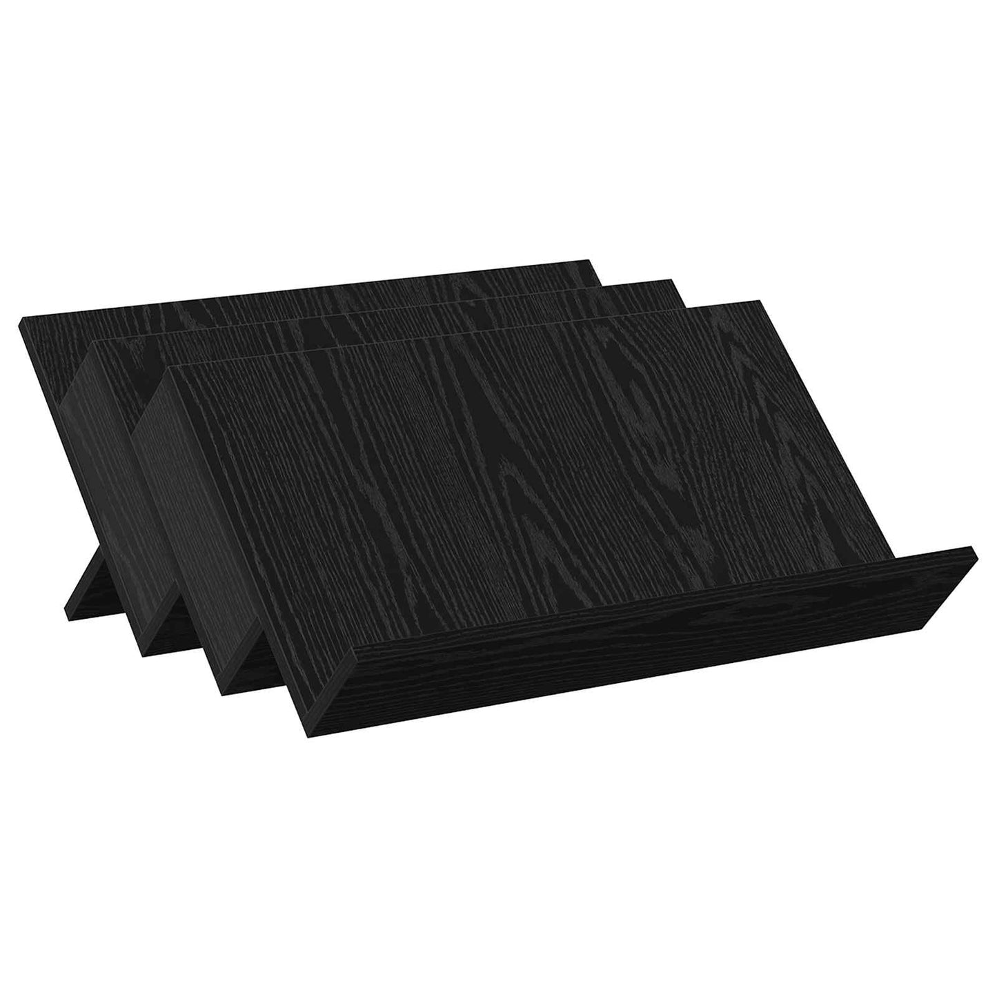 Magazin állvány Fekete tölgy 65 x 53 x 28,5 cm Szerelt Fa