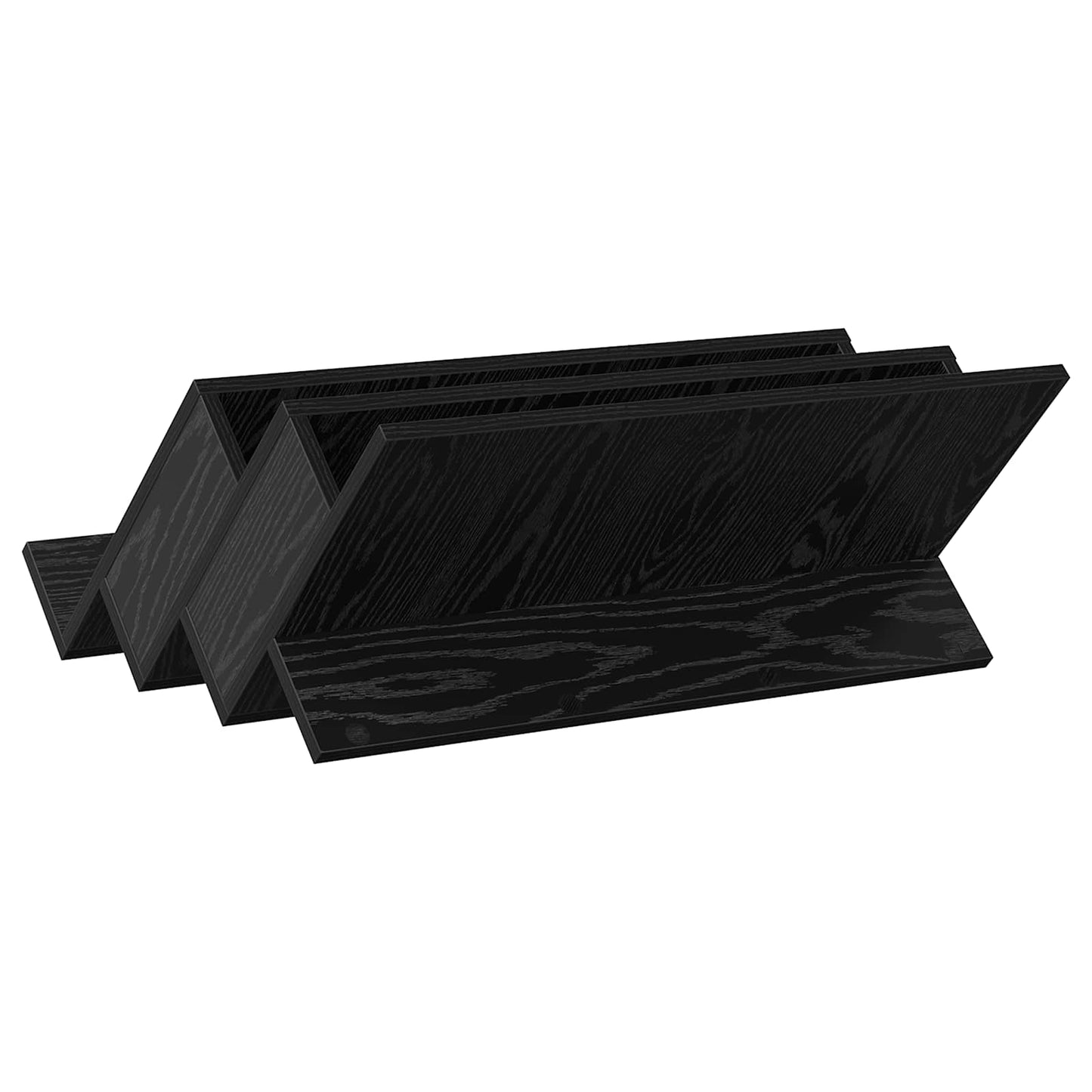 Magazin állvány Fekete tölgy 65 x 53 x 28,5 cm Szerelt Fa