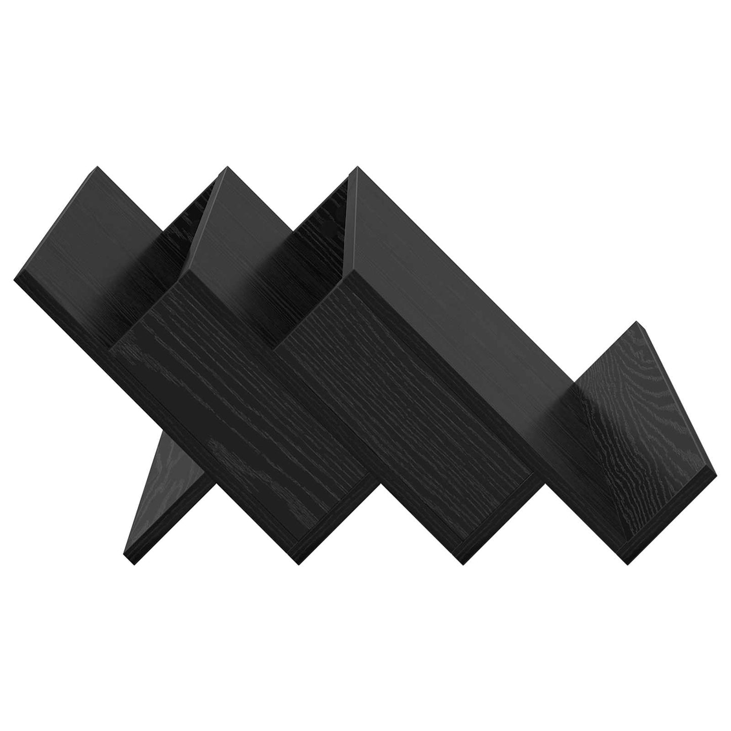 Magazin állvány Fekete tölgy 65 x 53 x 28,5 cm Szerelt Fa