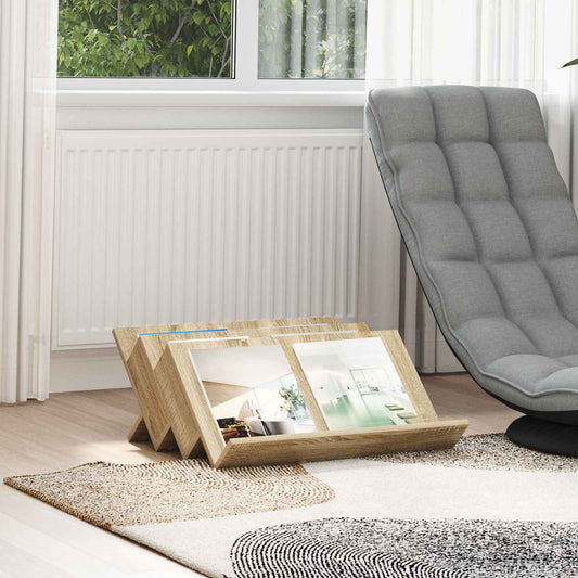 Magazin állvány Sonoma tölgy 65 x 53 x 28,5 cm Szerelt Fa