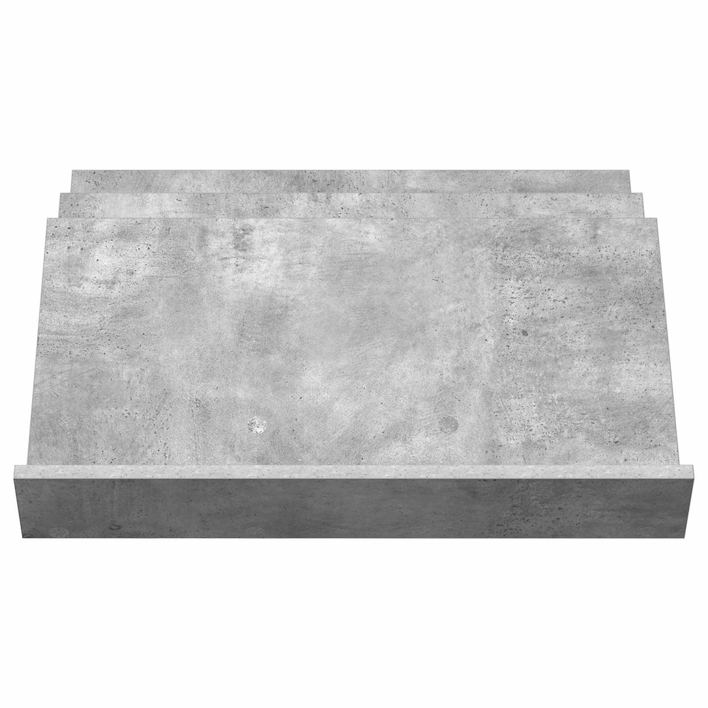 Magazin állvány Beton Szürke 65 x 53 x 28,5 cm Szerelt Fa