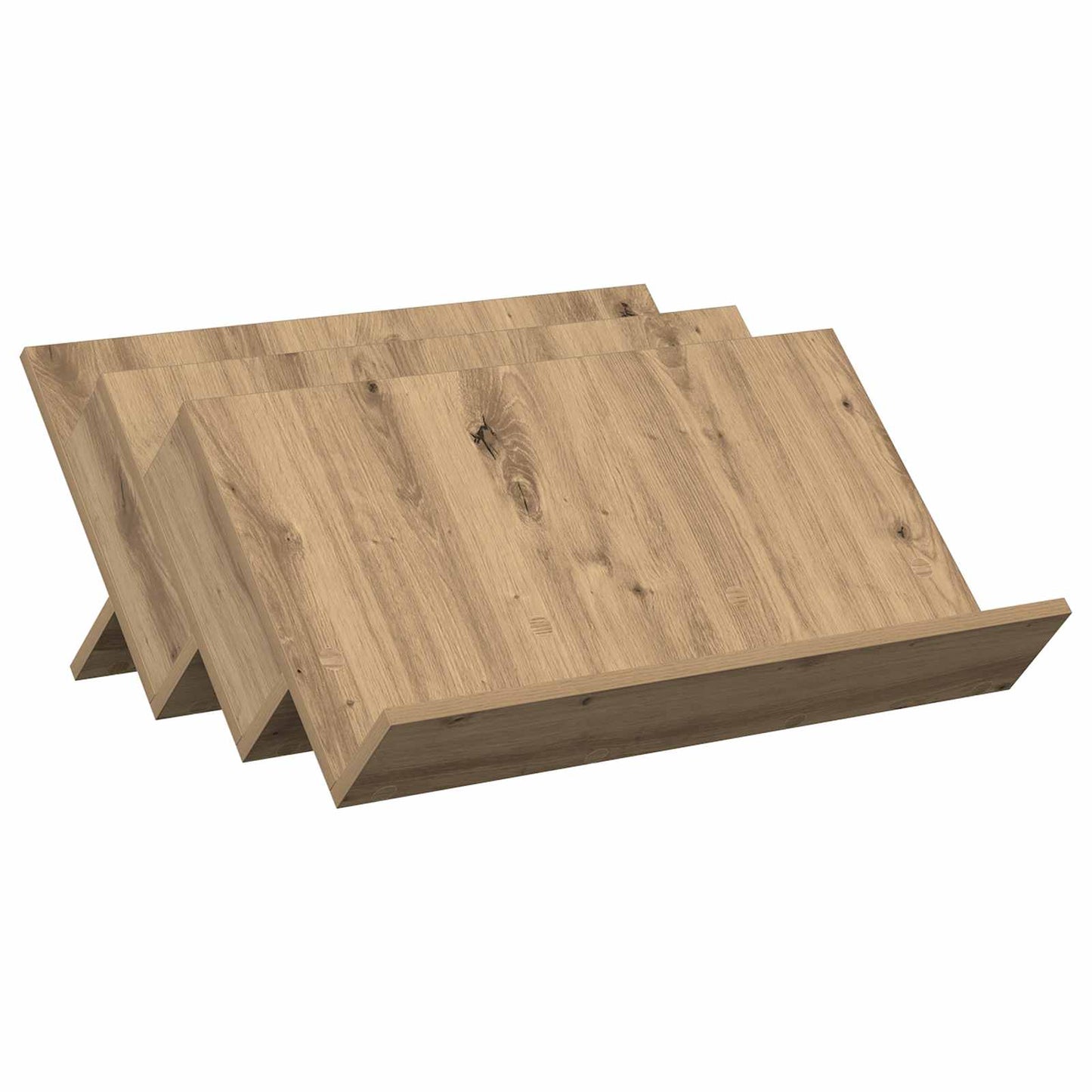 Magazin állvány Artisan tölgy 65 x 53 x 28,5 cm Szerelt Fa