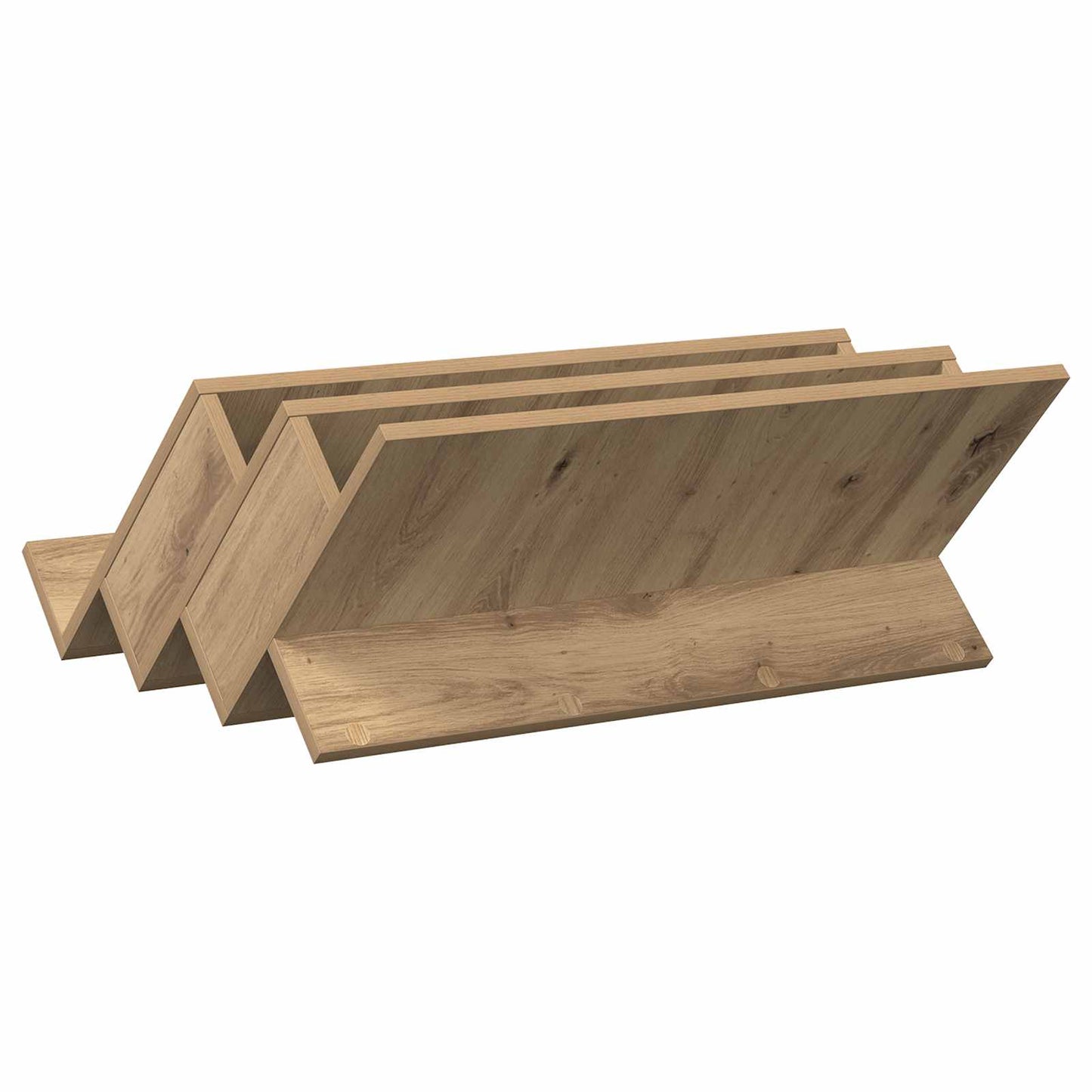 Magazin állvány Artisan tölgy 65 x 53 x 28,5 cm Szerelt Fa