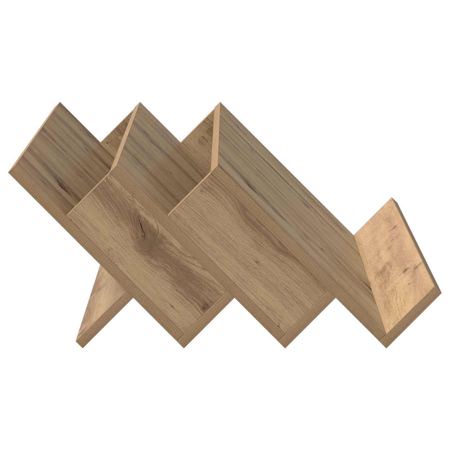 Magazin állvány Artisan tölgy 65 x 53 x 28,5 cm Szerelt Fa