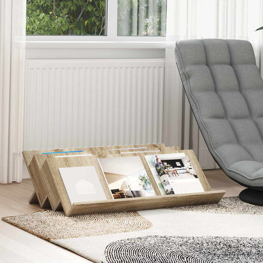 Magazin állvány Sonoma tölgy 90 x 53 x 28,5 cm Faanyag