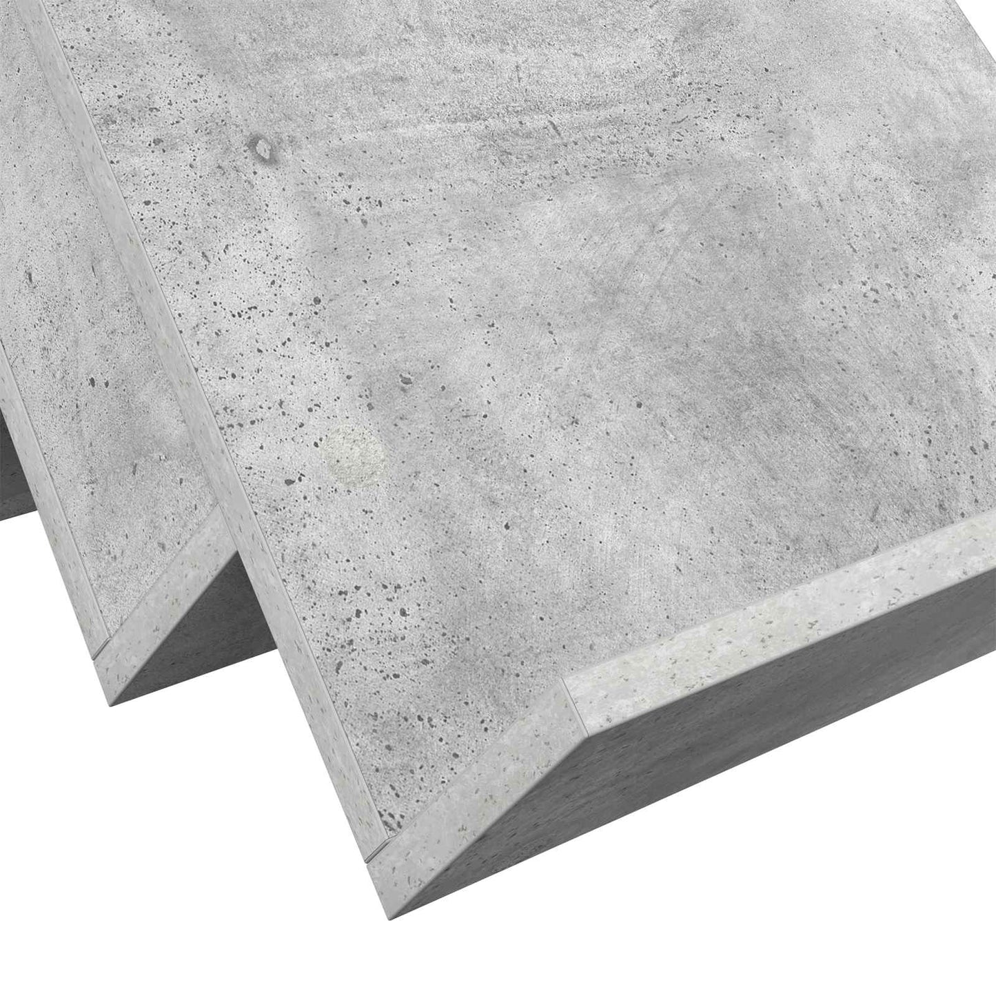 Magazin állvány Beton Szürke 90 x 53 x 28,5 cm Szerelt Fa