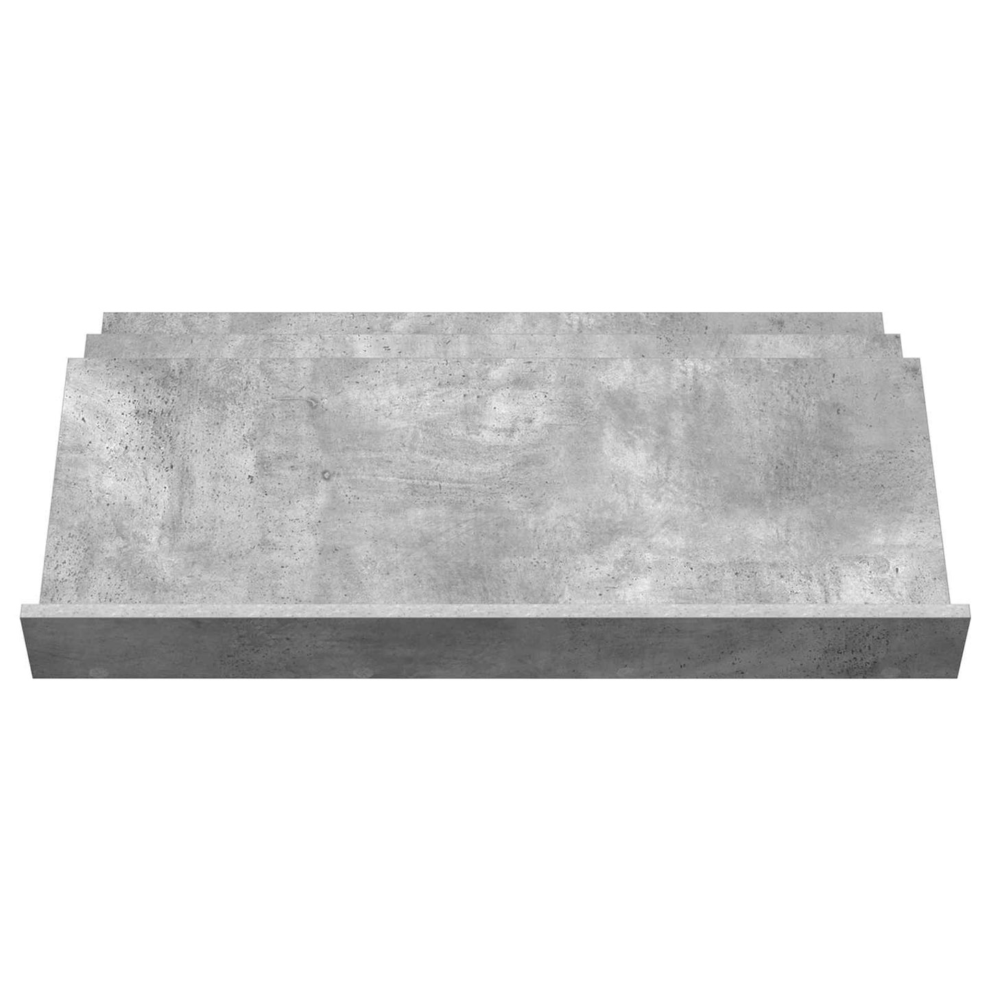 Magazin állvány Beton Szürke 90 x 53 x 28,5 cm Szerelt Fa