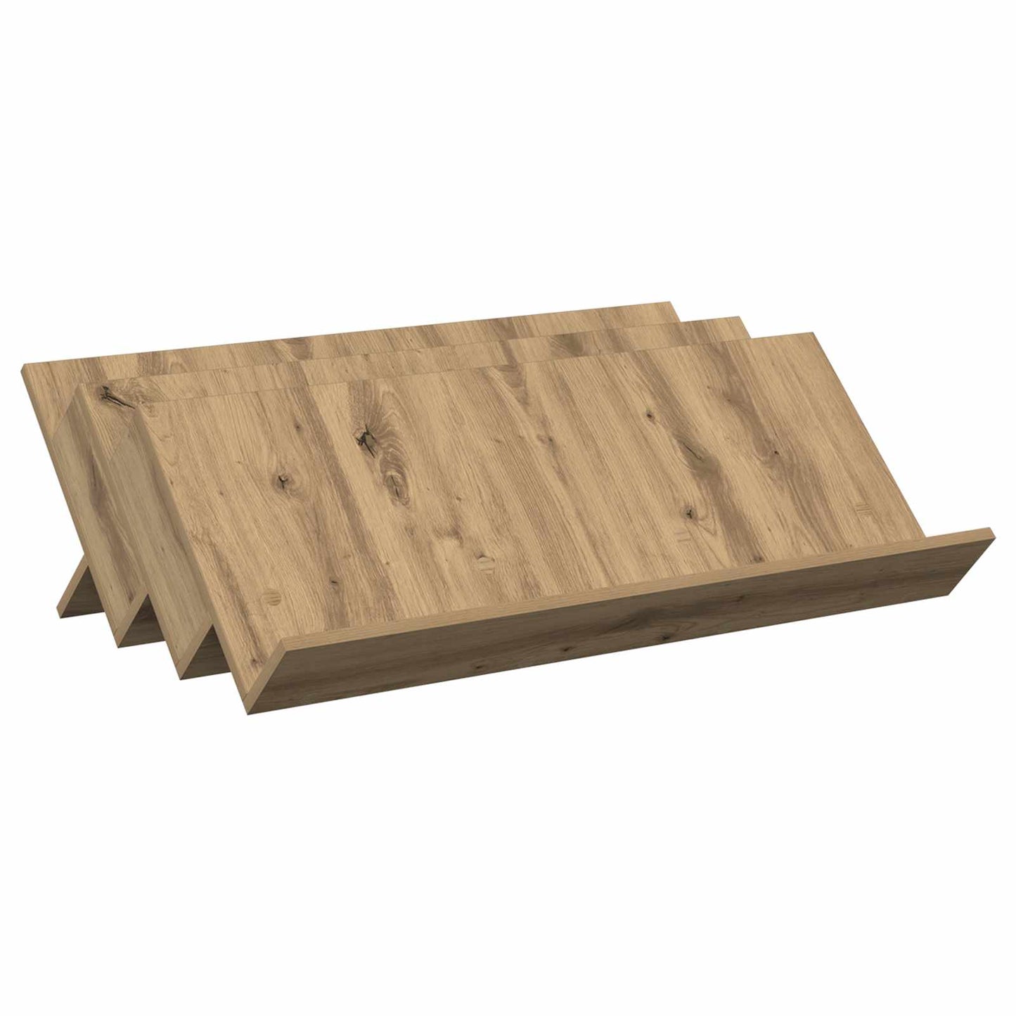 Magazin állvány Artisan tölgy 90 x 53 x 28,5 cm Szerelt Fa