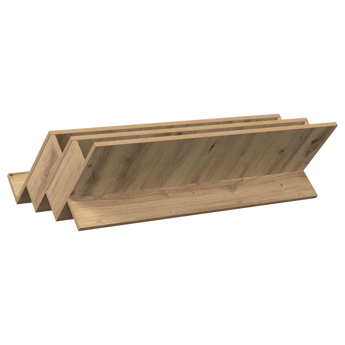 Magazin állvány Artisan tölgy 90 x 53 x 28,5 cm Szerelt Fa