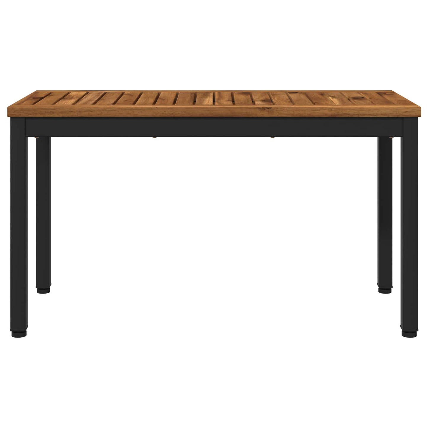 Kerti pad 80,5 x 35 x 45 cm Tömör Akácfa Természetes és Fekete