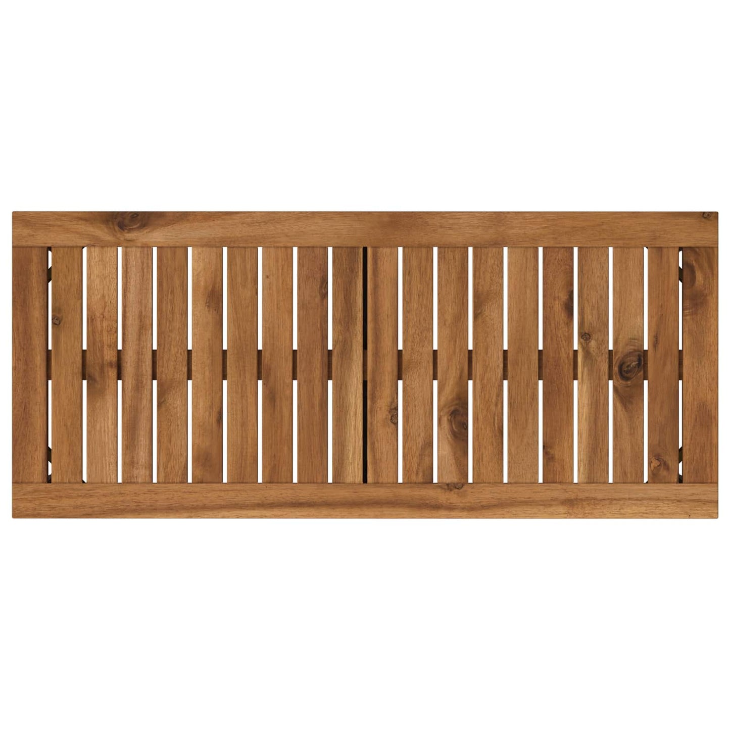 Kerti pad 80,5 x 35 x 45 cm Tömör Akácfa Természetes és Fekete