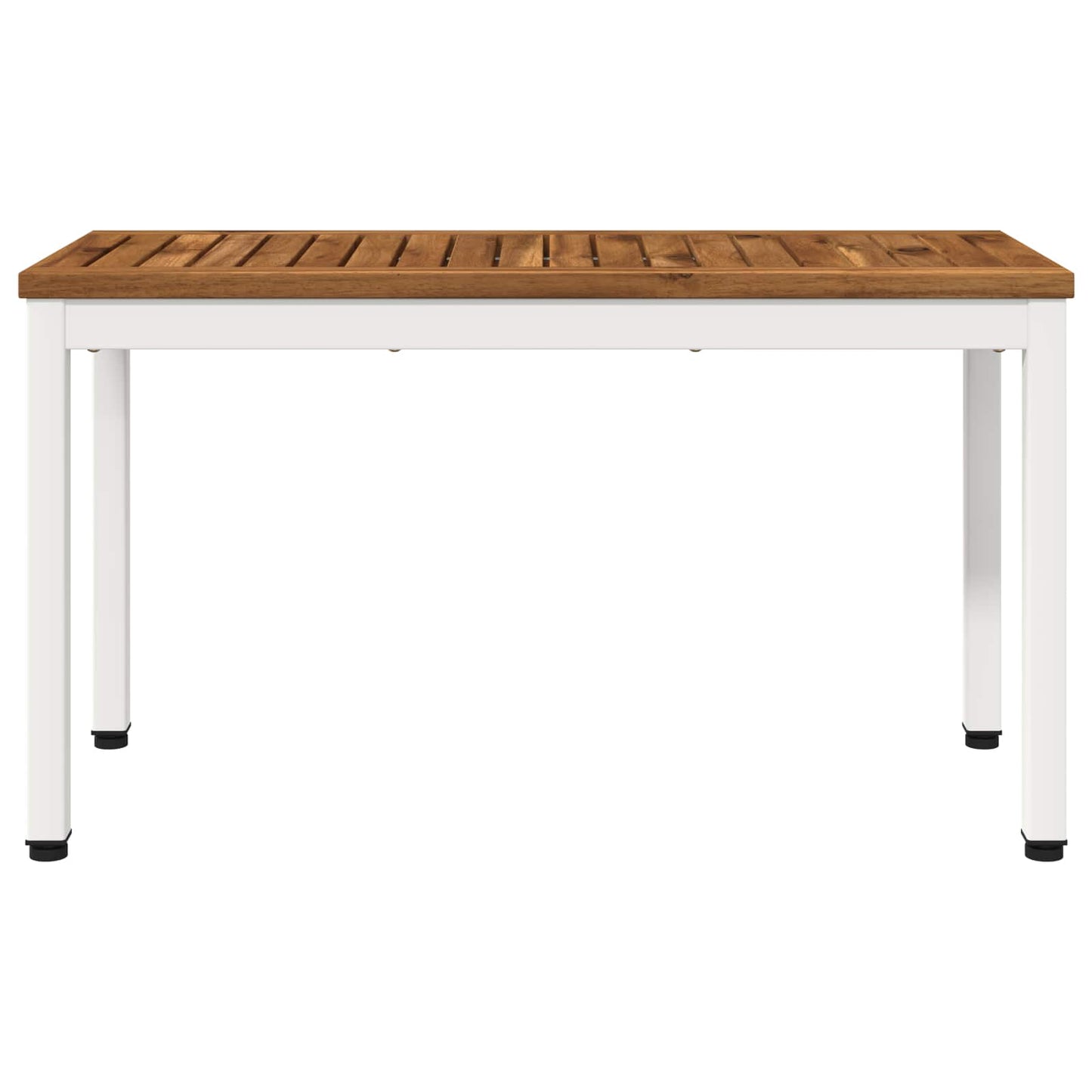 Kerti pad 80,5 x 35 x 45 cm Tömör Akácfa Természetes és Fehér