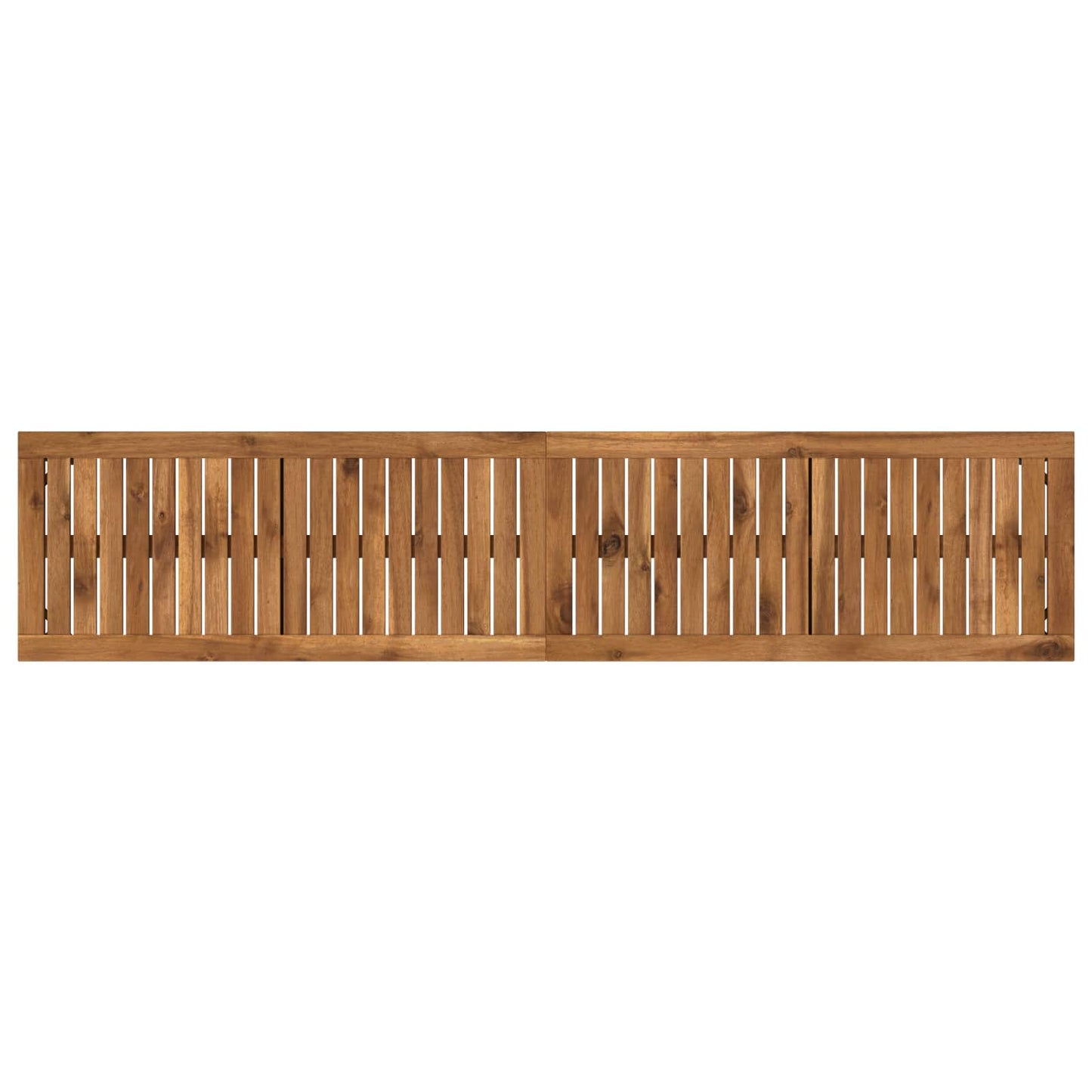 Kerti pad 161 x 35 x 45 cm Tömör Akácfa Természetes és Fekete