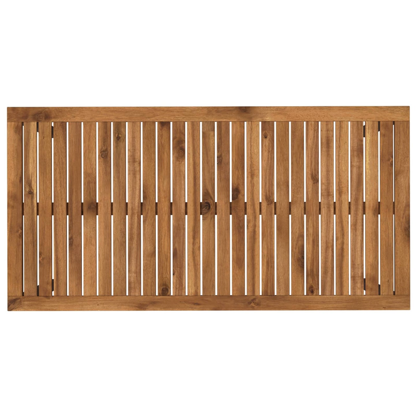 Kerti étkezőasztal Természetes és Fekete 108,5 x 55 x 75 cm